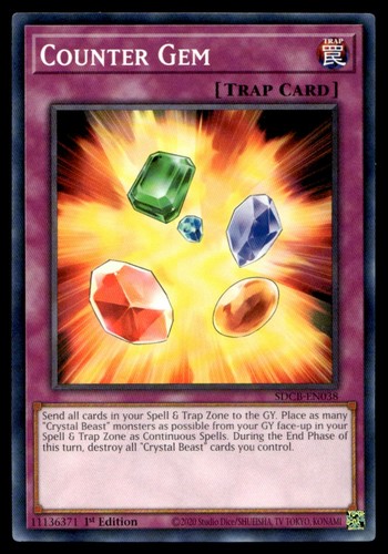 Counter gem structure deck - structure,