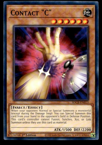 Contact structure deck - "c",