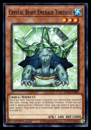 Crystal beast emerald tortoise - crystal,