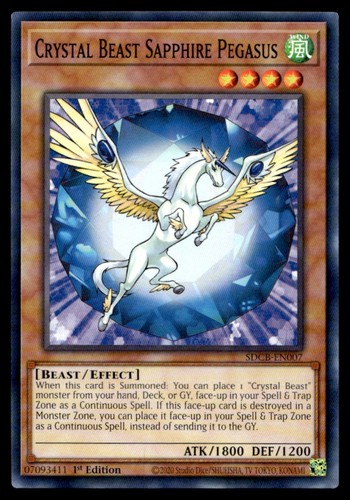 Crystal beast sapphire pegasus - crystal,